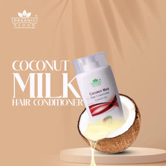 COCONUT MILK HAIR CONDITIONER - LEAVES HAIR SILKY WITHOUT LOSS OF VOLUME